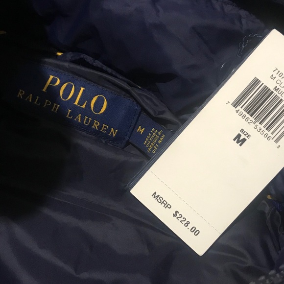 Polo Ralph Lauren Multicolor Polo Track PufferVest - Picture 4 of 5